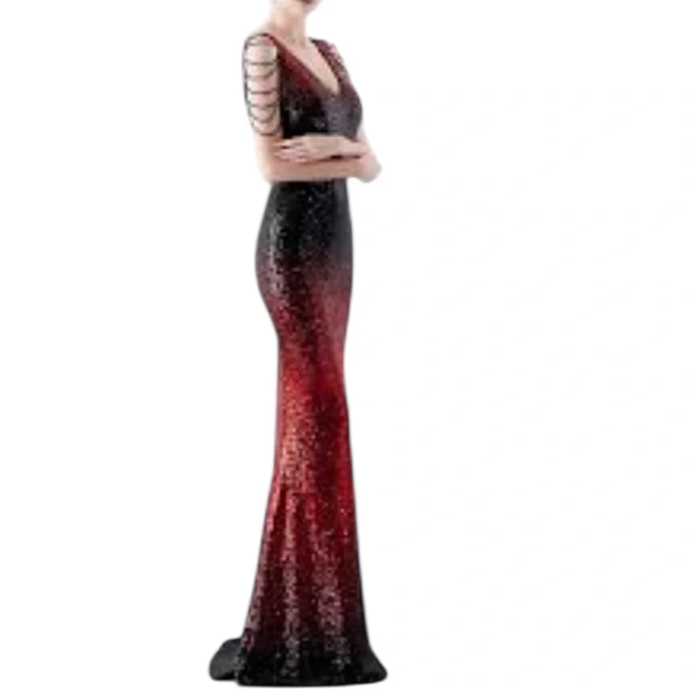 Platlogy, Mermaid Sequence Maxi Gown - Picture 2 of 13